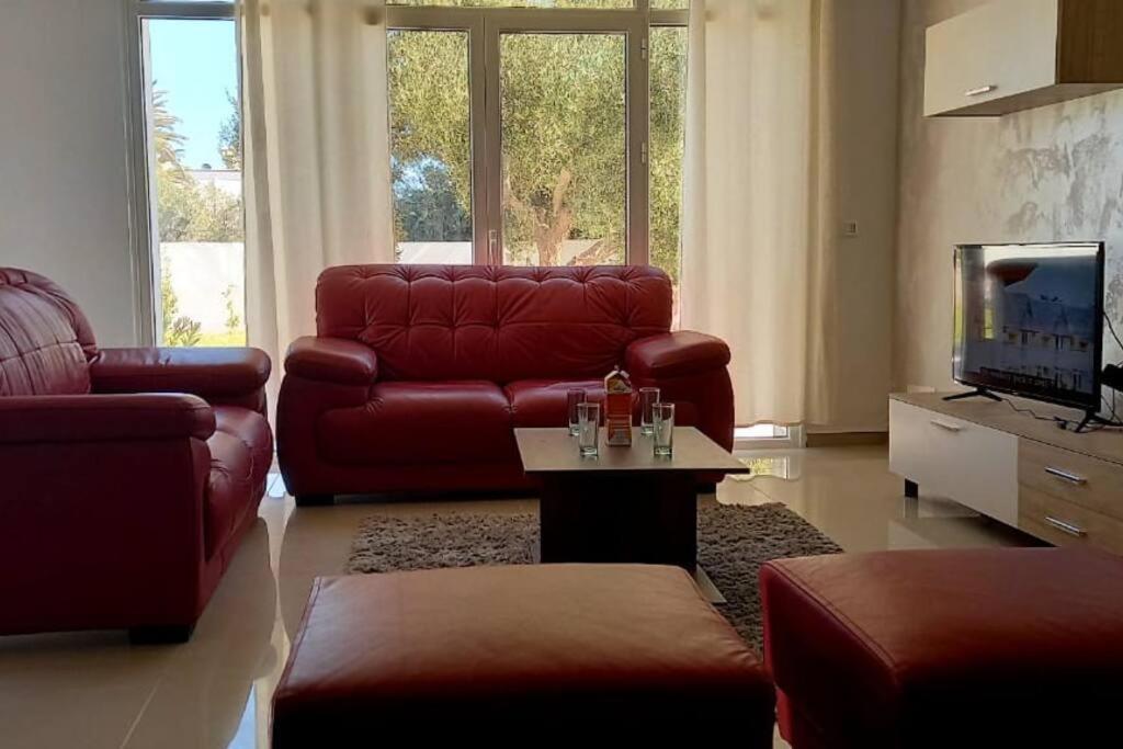 Magnifique Villa Avec Piscine Sur L'Ile De Djerba Pour Vacances Arkou Buitenkant foto